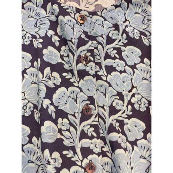 CABI 5265 Java Mini Dress in Blue Floral Print size Medium - Picture 6 of 6